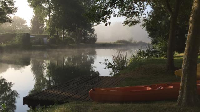 Canoe sur Le Loir -Les Roches L'evêque