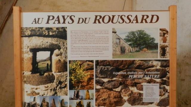 exposition Roussard- église Sargé Sur Braye