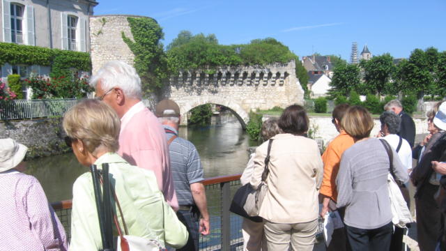 Groupe en visite à Vendôme