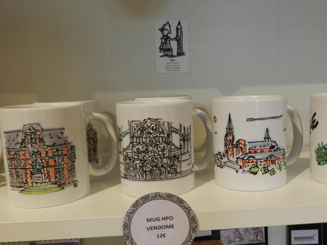 Mugs créés par H.P.O - Boutique Office de Tourisme à Vendôme