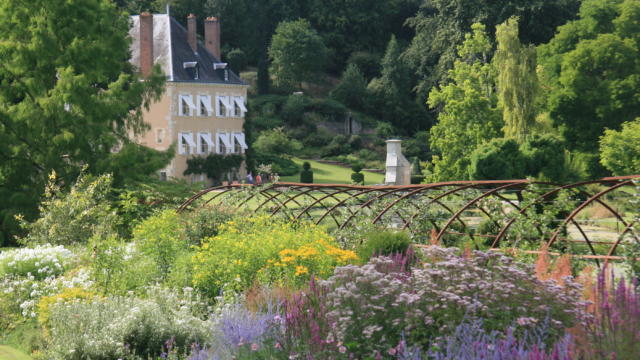 Vue sur le jardin du Plessis Sasnières