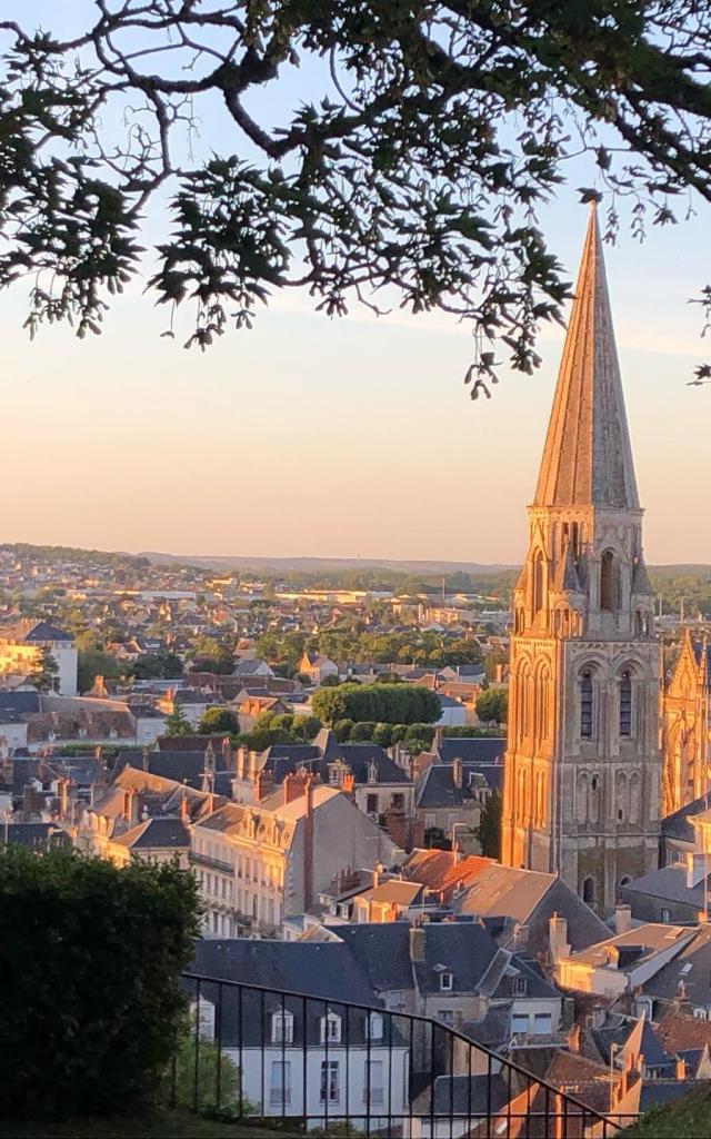 Depuis la terrasse du château