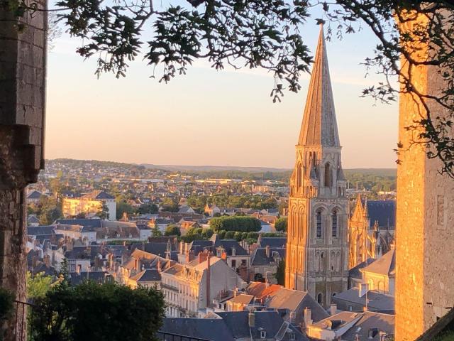 Depuis la terrasse du château