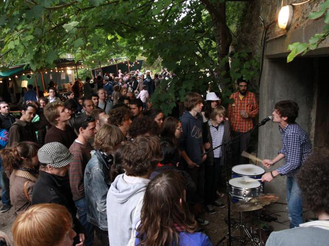 Foule de monde à la fête de la musique