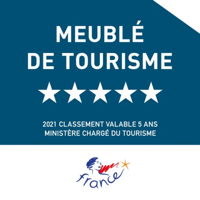 Plaque Meublé de Tourisme 5 étoiles